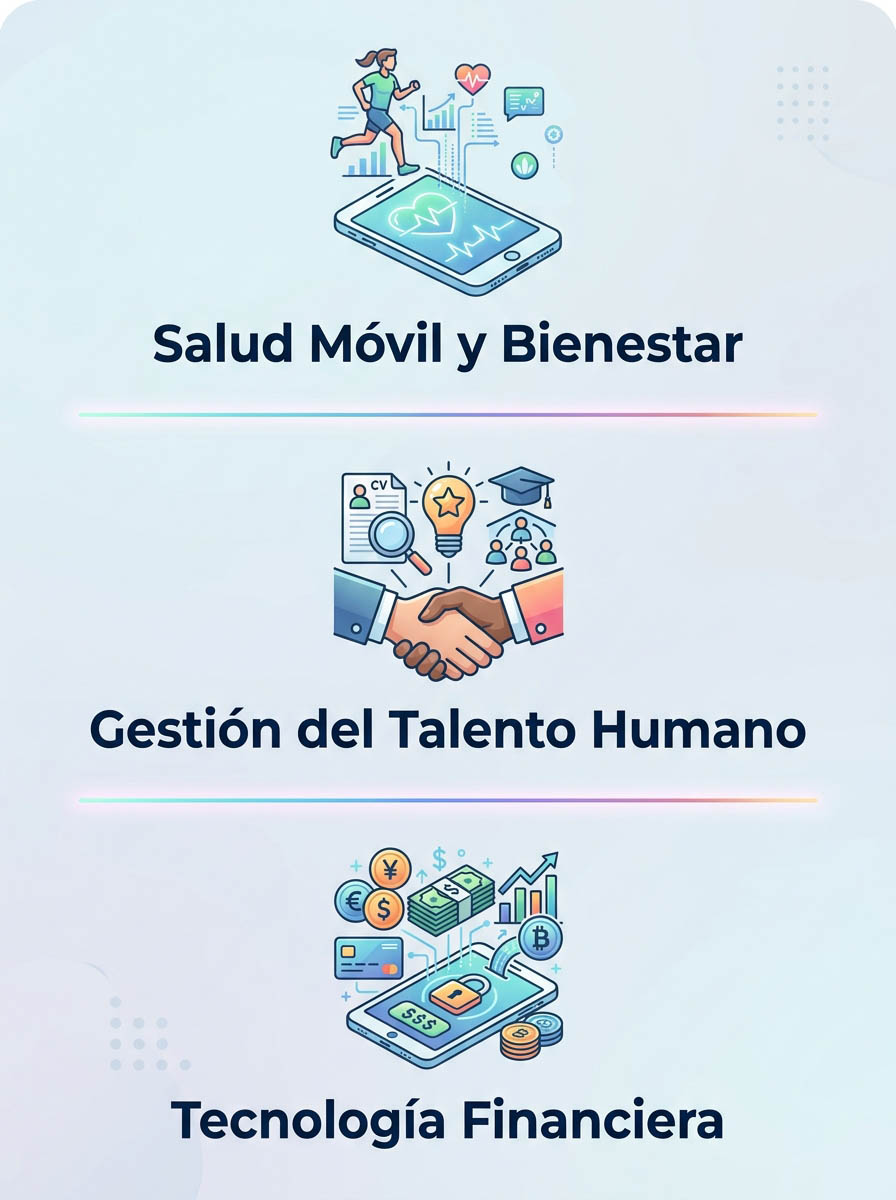 Salud, Talento y Fintech